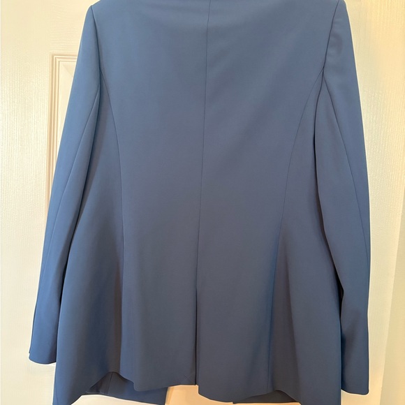 NWT ELIE  Tahari Fiona Sky Blue Blazer with Gold Buttons New with tags size 10 - Picture 5 of 6